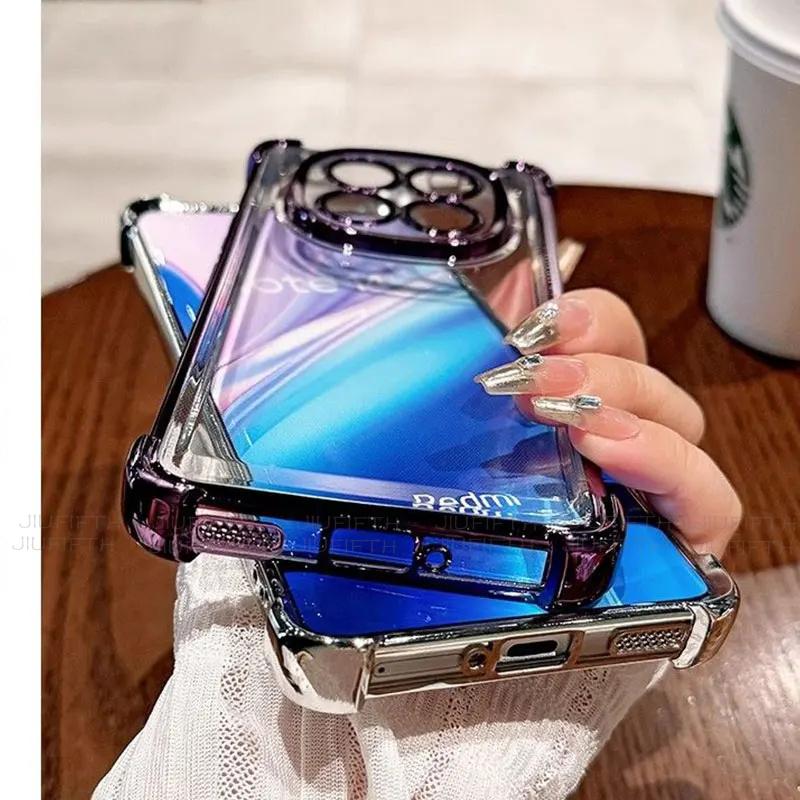 For Xiaomi Redmi Note 14 pro plus 14C 13C Phone Cases Note14pro Fundas RedmiNote14 pro 5G Case Luxury Shockproof Armor TPU Cover