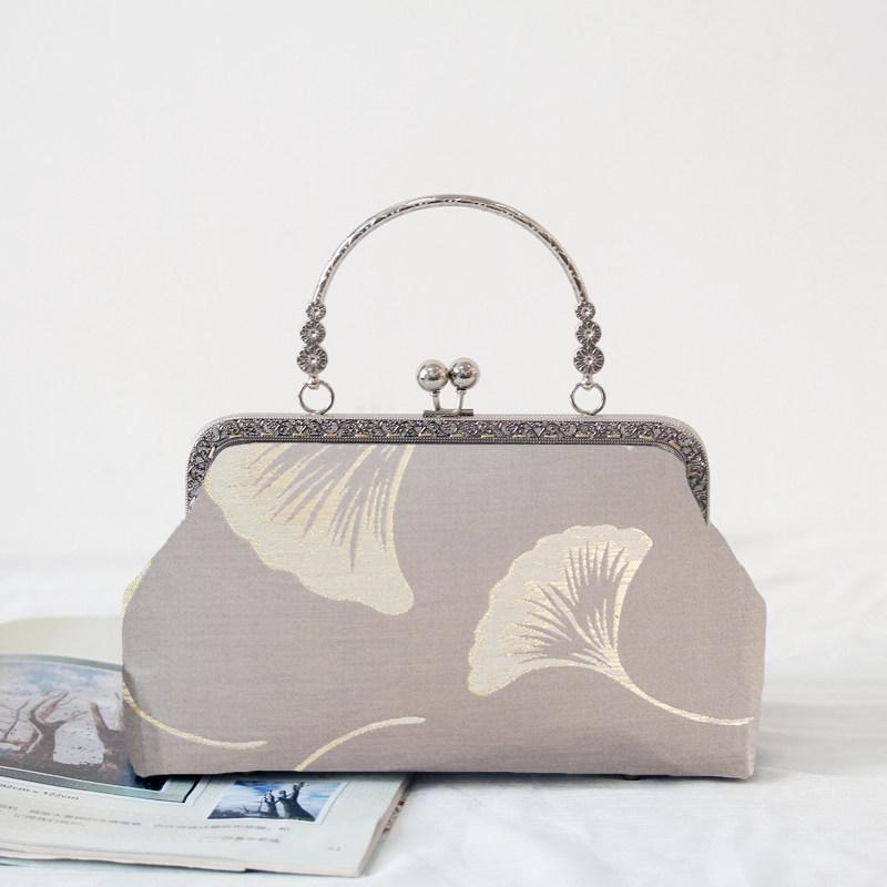 Short Style Handbag Material Kit - Handmade, Multiple Styles, Square Clasp Bag, Includes 20 Needles