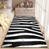 Zebra stripes black white carpet Yoga living room room decor children's crawling mat doormat area rug games mat