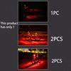 LED & Leser Bicycle Light IPX-5 Waterproof Rate USB Rechargeable Rear Tail Lamp