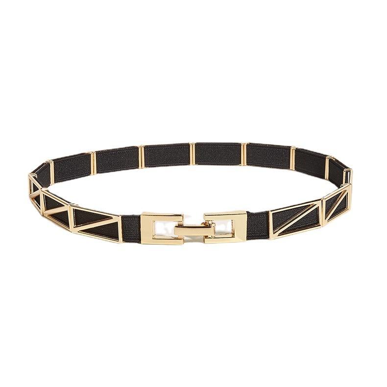 Ceinture Manteau Élastique Accessoires Décoratifs Robe Costume Sceau de Taille Femmes Automne Hiver Tendance Été Noir