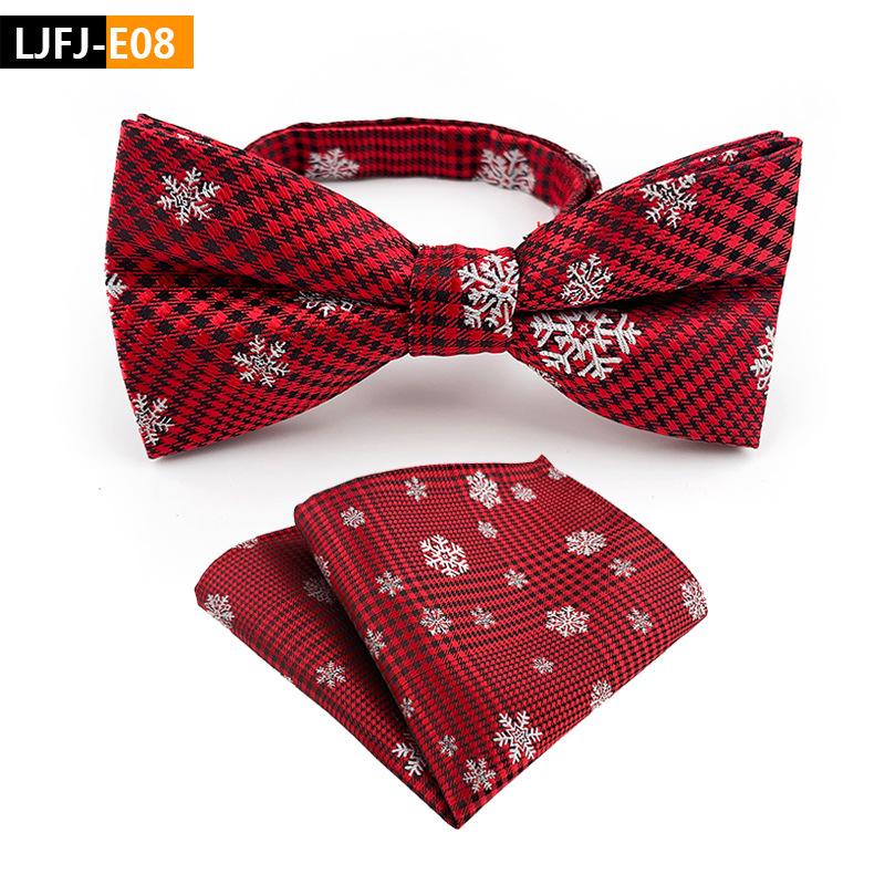 Bow Tie Plus Pocket Towel Set, Groom'S Wedding Bow Tie.