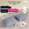Super Large Capacity Multifunctional Compression Storage Bag, Suitable for Bedding, Down Comforters and Clothing, Moving, Bedroom, Dormitory