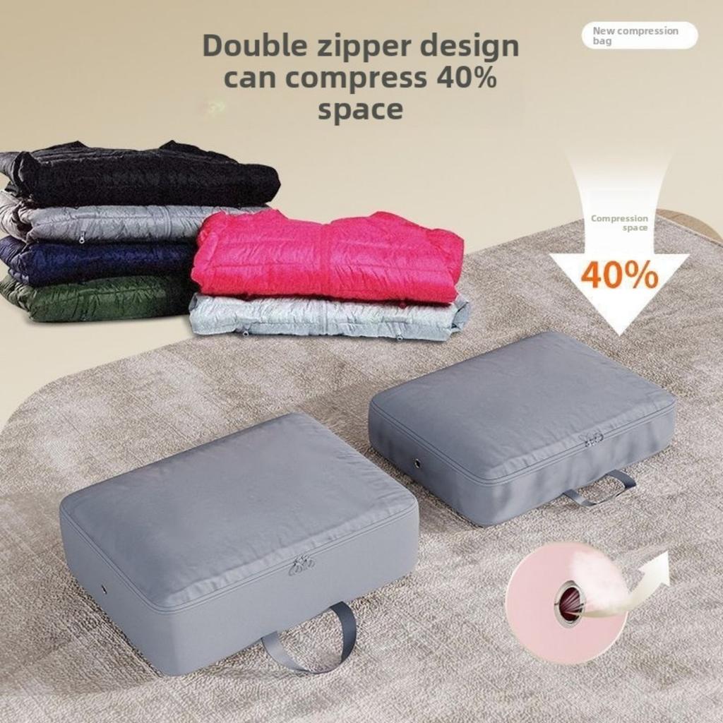 Super Large Capacity Multifunctional Compression Storage Bag, Suitable for Bedding, Down Comforters and Clothing, Moving, Bedroom, Dormitory