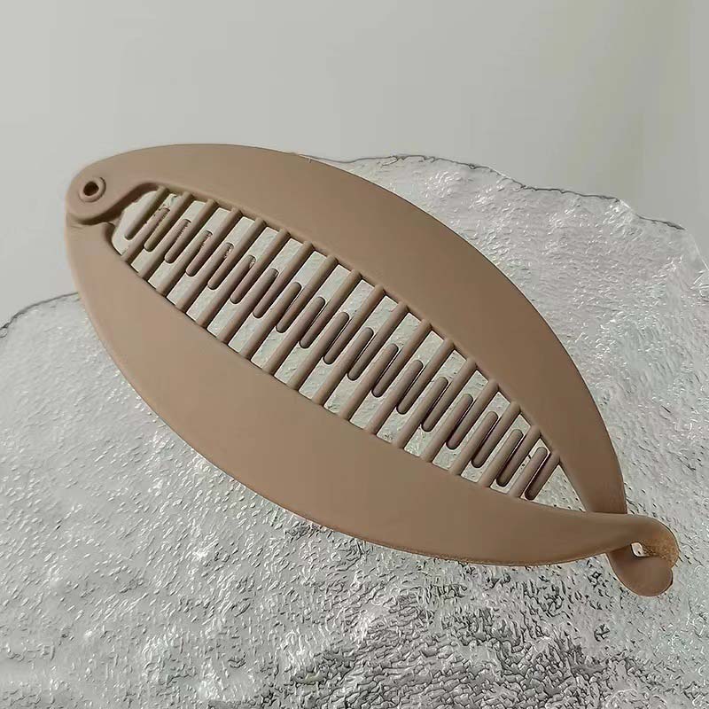 Matte Fischform Haarspangen Pferdeschwanzhalter Haarschmuck Twist Bananen-Haarspangen Haarnadeln Haaraccessoires für Frauen Klemme