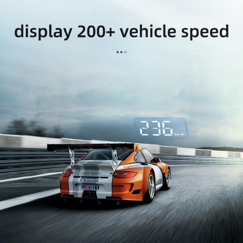 Car Electronics Head-Up Display HUD Projector Digital Speed Warning Alarm Meter