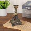 New European Palace Single Candlestick for Weddings, Romantic Dinners, Home Decor - Luxurious Exquisite Design