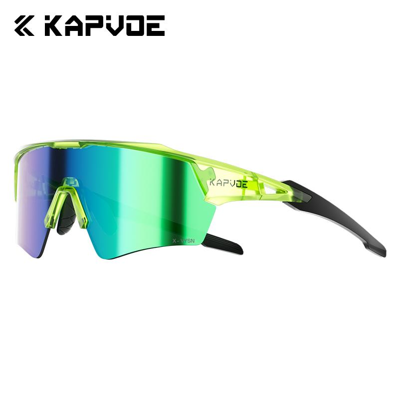 Kapvoe Hot Cycling Sunglasses Men Women Riding Glasses UV400 Bicycle Eyewear Mountain Outdoor Sports Road Driving Bike Goggles 7
