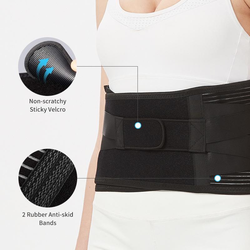 Ergonomic Steel Plate Fitness Support Belt for Comfortable Long Sittings & Sports