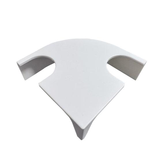 Yousheng Aquarium Corner Tunnel Fish Tank Hideout Cave Under Gravel Fish Hideout with Double Holes for Betta Shrimp Reptile Loaches