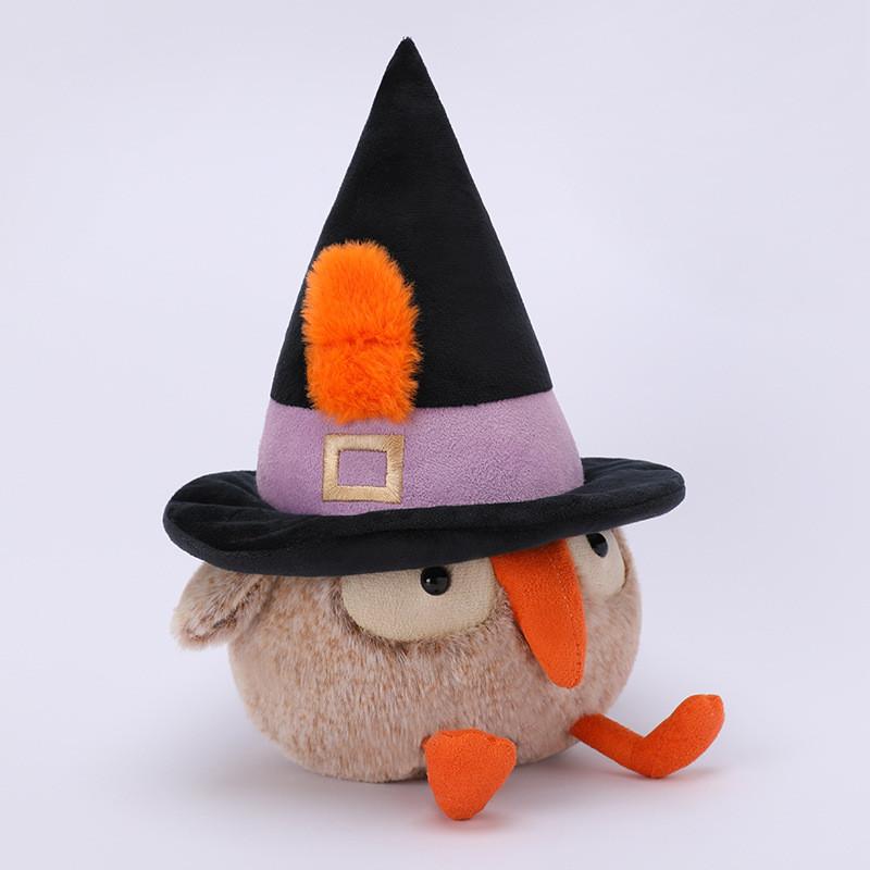 Halloween Ghost Cat Plush Toy With Short Pile Fur For Holiday Decor And Gift Giving