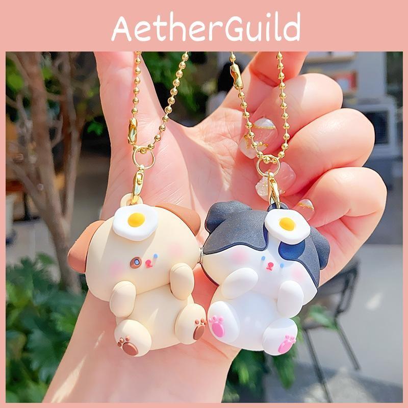 Panda Raccoon Jinnew Dog Cat Otter Magnetic Attraction Cartoon Keychain Pendant