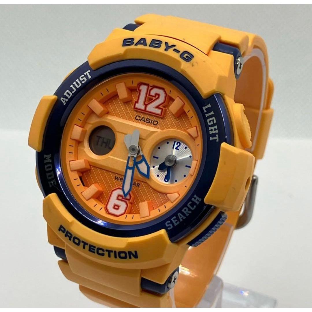 Working item ladies CASIO BABY-G watch orange box and manual included