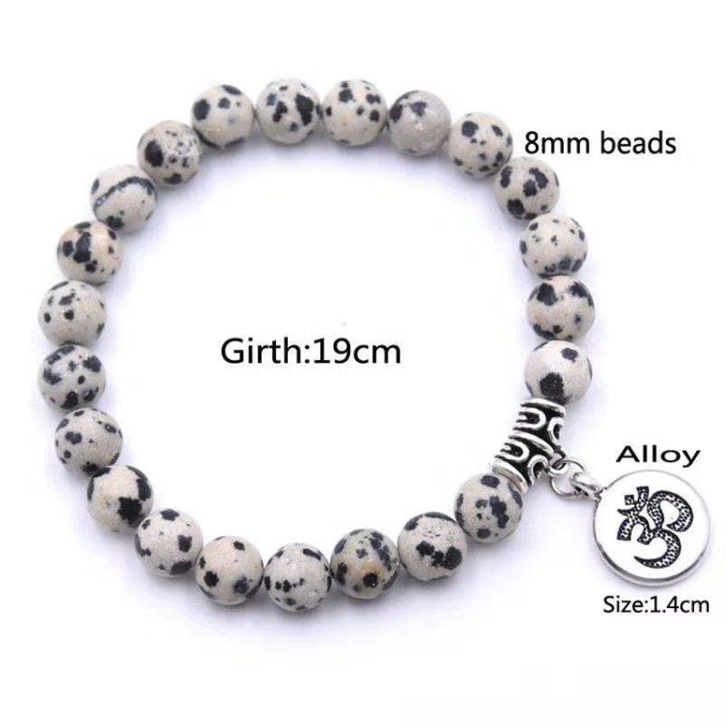 European American Cross-Border Yoga Bracelet: Volcanic Stone, Sea Wave, Starfish, Lotus Pendant