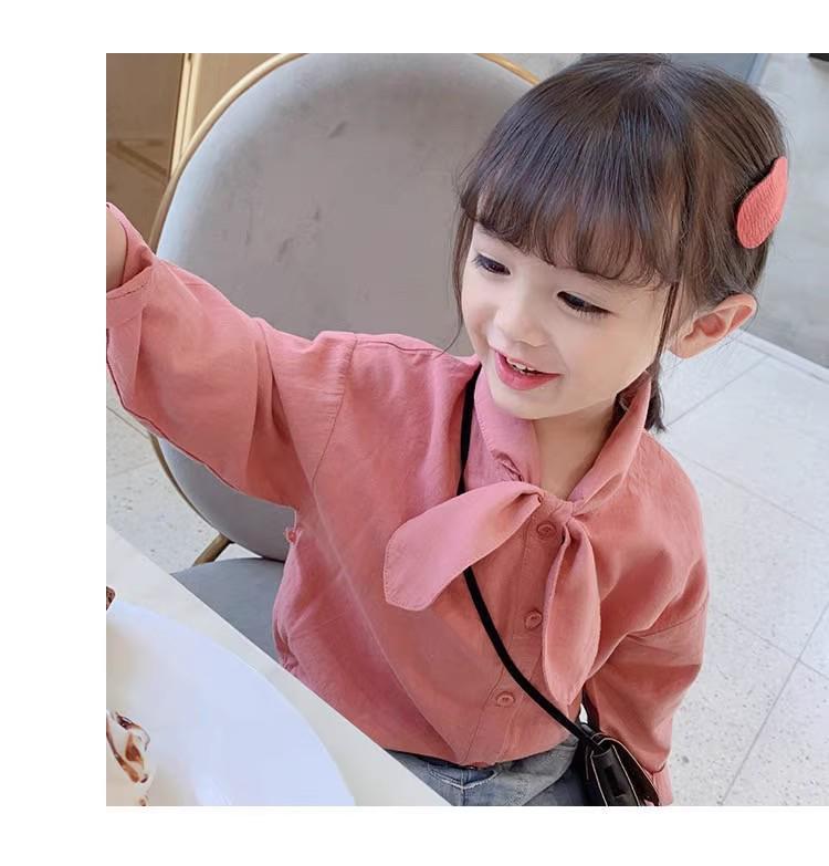 

Біла бавовняна мереживна майка для дівчаток - З довгим рукавом, Доступні розміри від маленького до великого 150cm