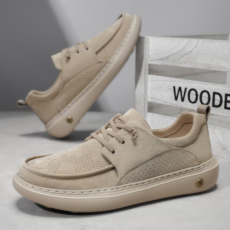 

Fashion Suede Men Casual Shoes Comfortable Soft Mens Loafers Lightweight Slip on Walking Sneakers Breathable Flats Driving Shoes 39