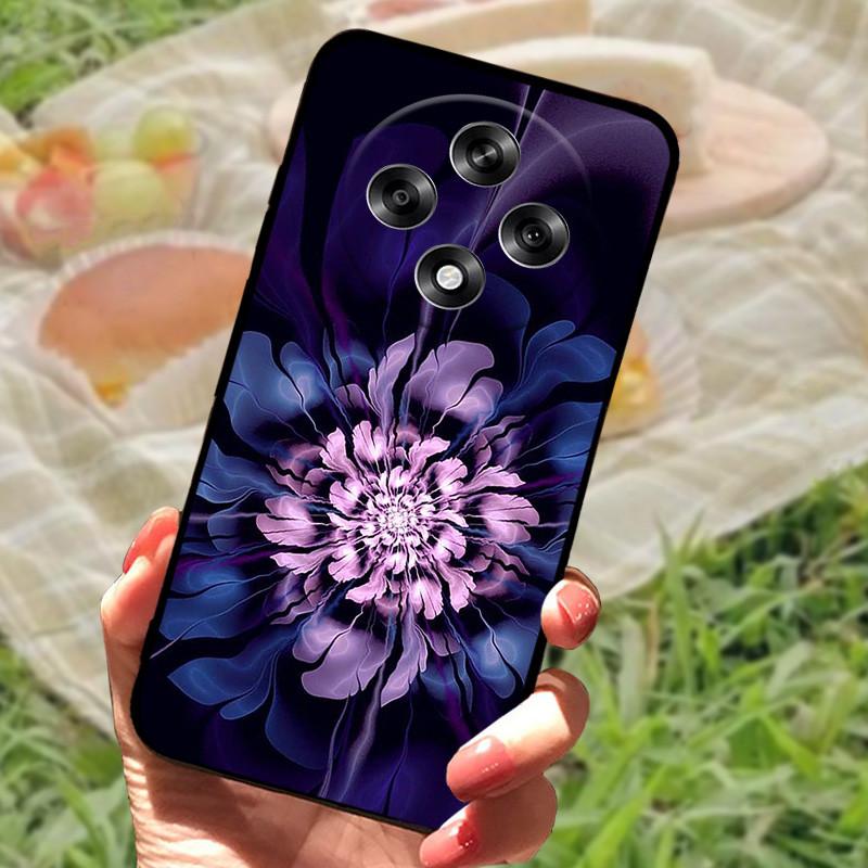 Für OPPO Reno 12 F Hülle Marmor Weiches Silikon Stoßfest Coque Für OPPO Reno 12F 5G Schützen Handyhülle Reno12F Fundas