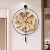 Nordic Wall Clocks Morden Art Design Digital Clock Electronic Round Luxury Interior Ornaments Clocks Decoration for Home
