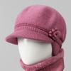 Wool Hat Women's Autumn and Winter Fleece Warm Hat, Ear Protection, Cold Protection, Thickened Knitted Hat