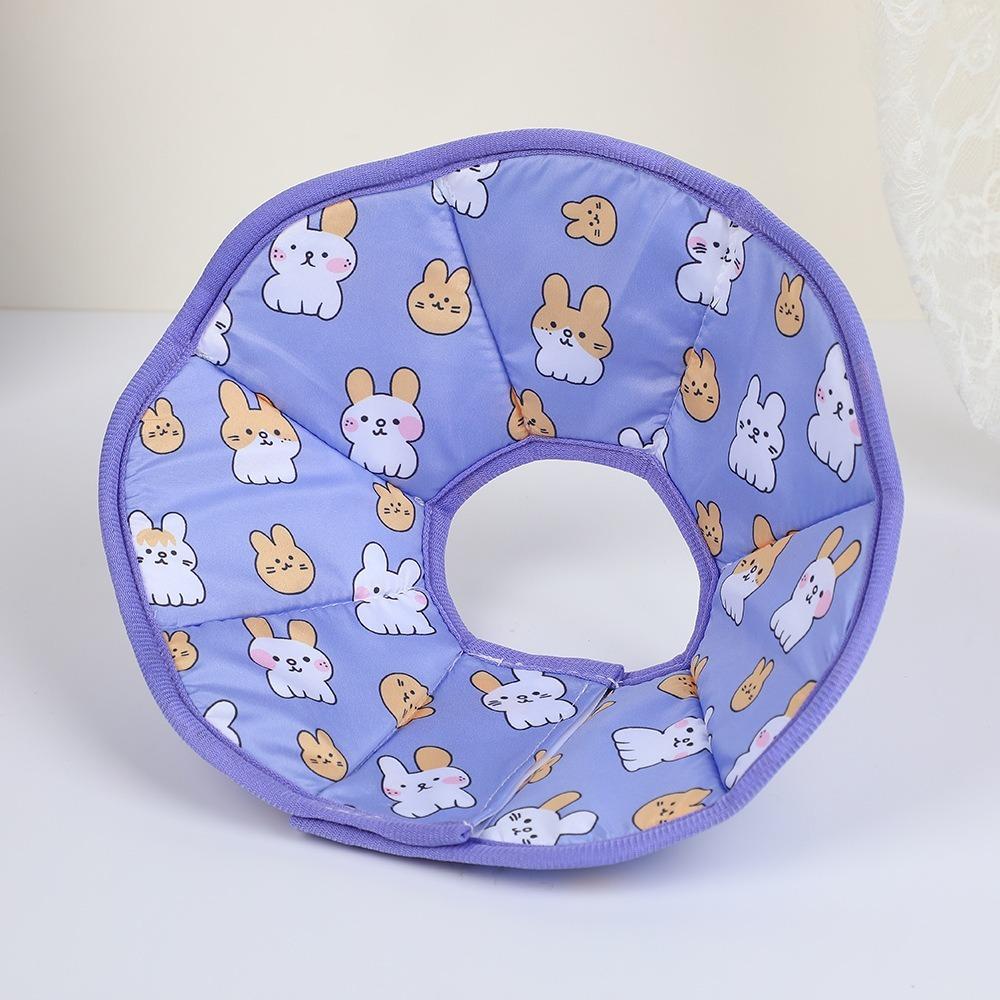 Adjustable Pet Elizabeth Collar Soft Anti Licking Collar Cat Cone Collar  Wound Recovery