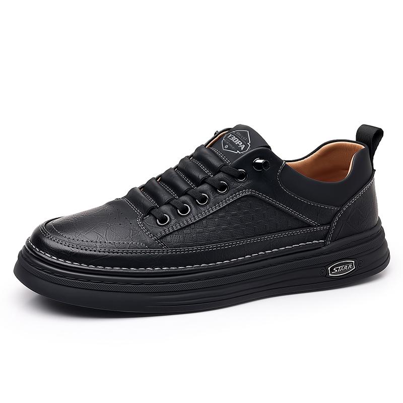 Herren Freizeitsneaker Lederschuhe Outdoor-Schuhe