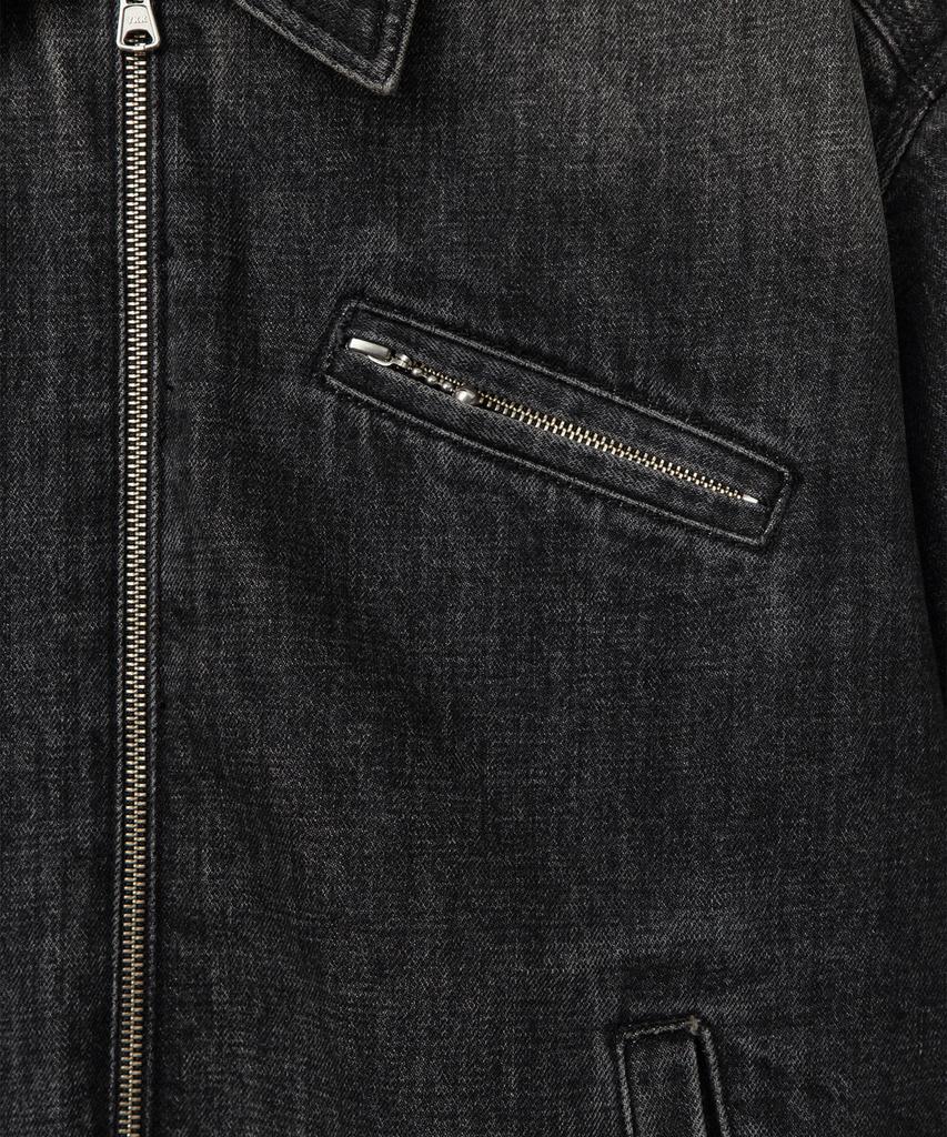 Belier Trail Denim Blouson Jacket - Grain Black
