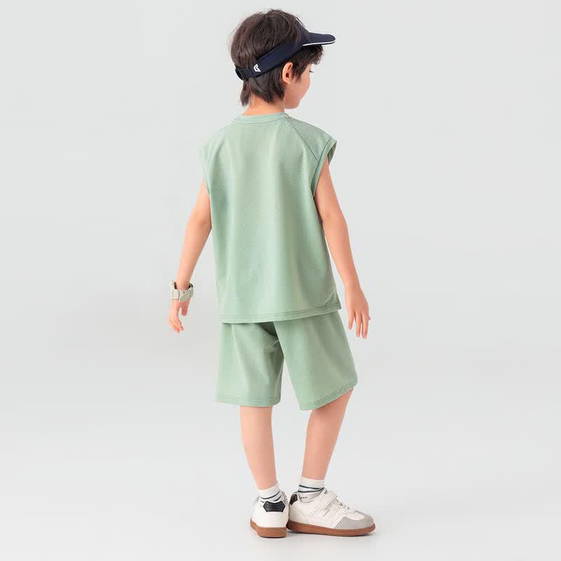 Boys' Cooling Short Sleeve & Shorts Sport Set