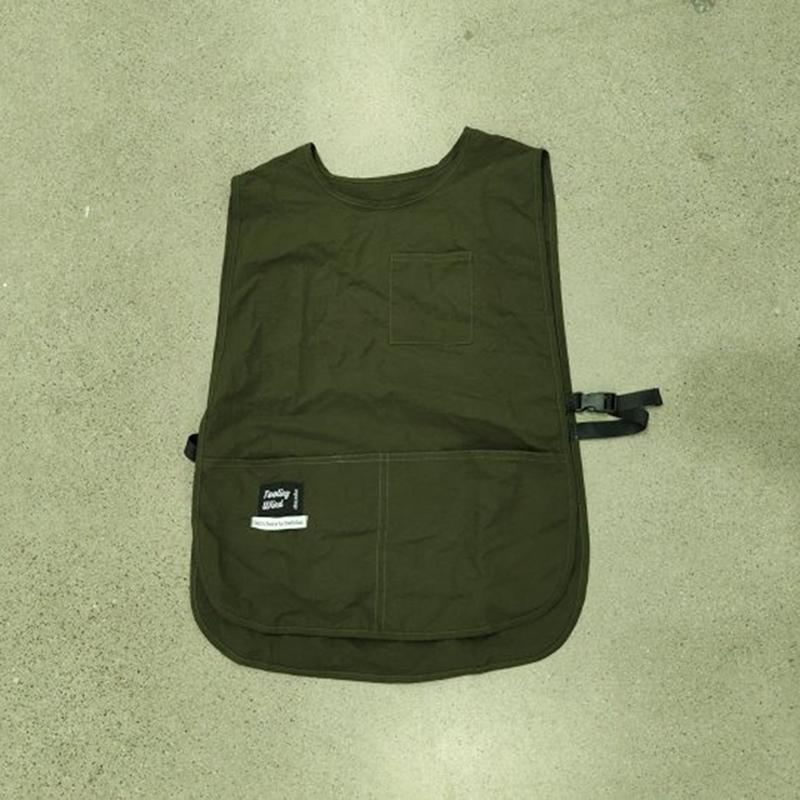 

Последний японский стиль жилет фартук с несколькими карманами мужской женский официант рабочая одежда регулируемые расширенные плечевые лямки фартук зелёный