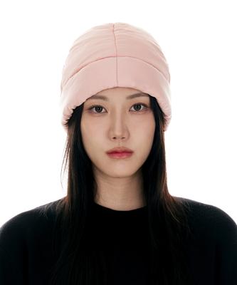 Luoeseupaeg Solid Padded Beanie (Pink)