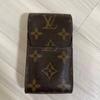 Used Louis Vuitton Monogram Cigarette Case Engraving
