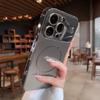 Luxury Plating Frosted For Magsafe Lens Glass Protect Case For iPhone 17 Air 16 15 14 13 Pro Max Magnetic Wireless Charge Cover