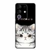 Cartoon Case For Vivo T4x 5G Case Soft TPU Black Silicone Back Cover For Vivo Y300T Y29 4G Phone Case Fundas Shockproof Coque