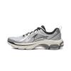 Li Ning Push Pull Boom V2 Cushioning Slip Resistant Abrasion Resistant Rebound Low Top Running Shoes Men's Silver Gray ARXW019-4