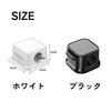 DIZLAS Magnetic Cable Holder, Cable Clip, USB Cord, Wire Management, Storage, Desktop, Desk, Convenient Item (Black)