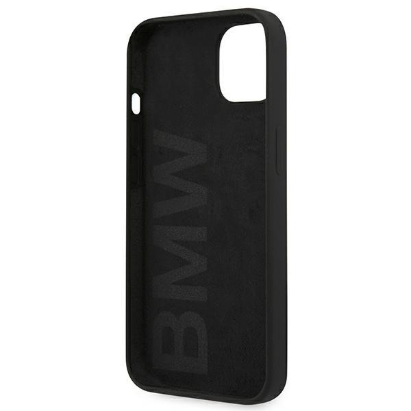 Etui do iPhone 13 Mini BMW Silicone Signature Czarne