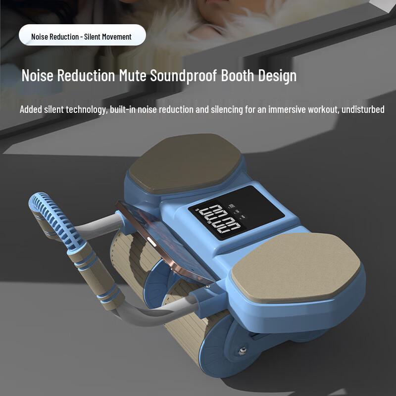JINGBANG 4-Wheel Automatic Rebound Smart Abdominal Wheel