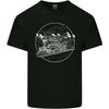 White Locomotive Steam Engine Train Spotter Mens Cotton T-Shirt Tee Top
