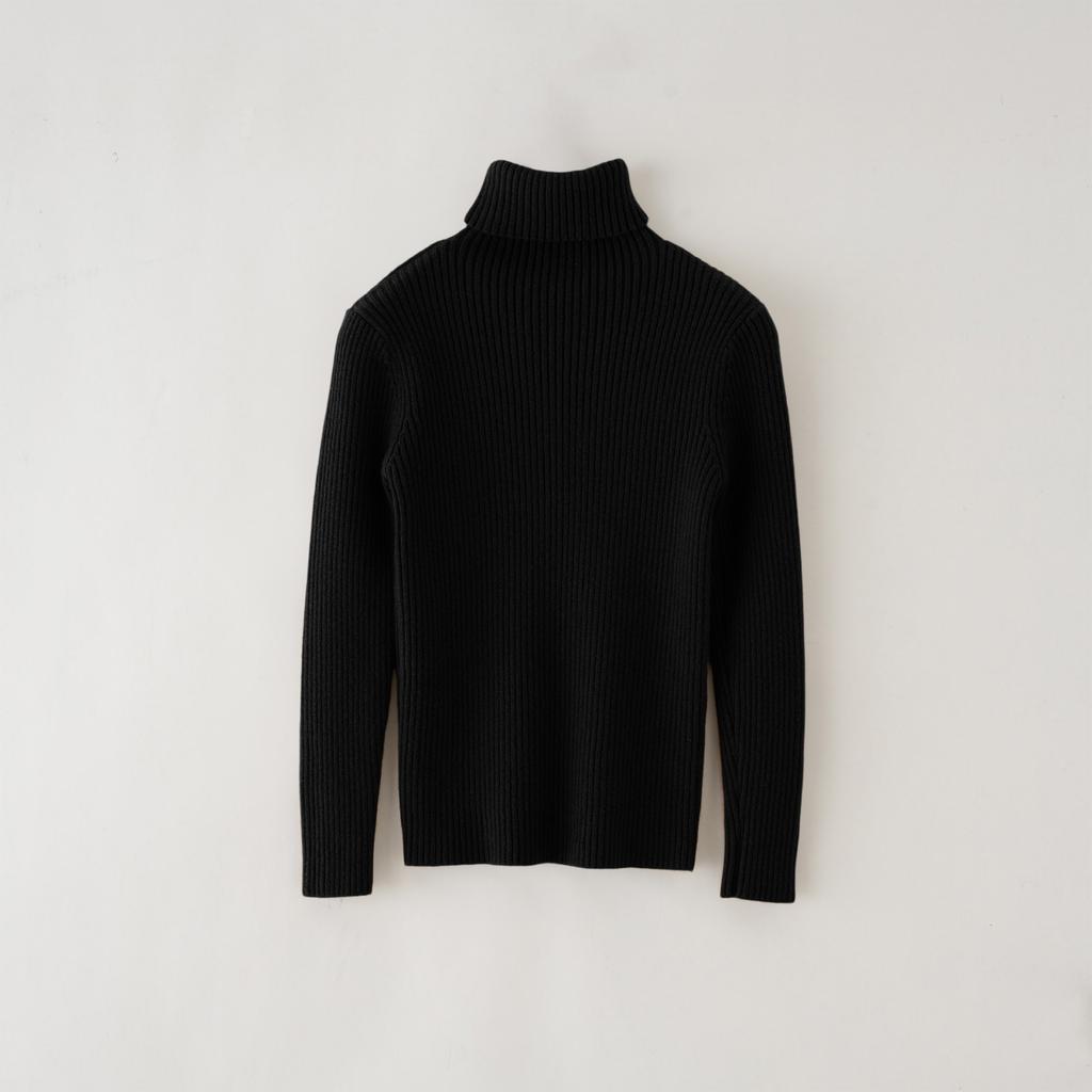 Children's Fashionable Casual Fleece Turtleneck Long-sleeved Top