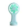 For Portable Mini Handheld Fan Usb Rechargeable Fan Green