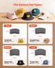 Hat Heat Press Machine, with 4 Interchangeable Platens and Caps Stretcher, Precise Temperature & Time Control, Heat Press for Hats and Caps, for HTV