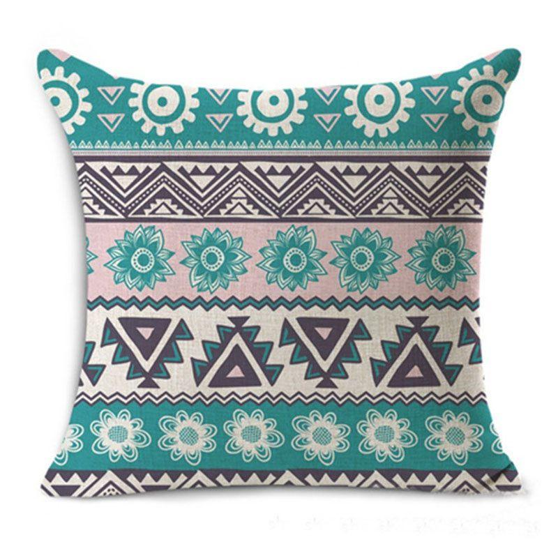 Luxurious Resistant Scatter Waist Throw Pillow Case With Timeless Geometric Design