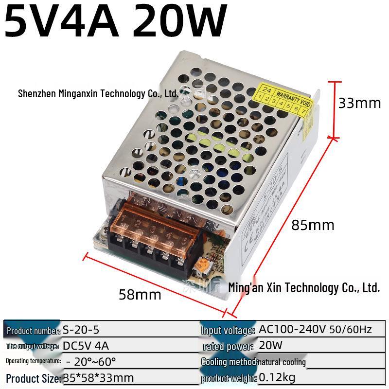 220V to Multi-Voltage Switching Power Supply for LED Strips and Monitors (5V, 12V, 24V, 36V, 48V; 5A-30A)