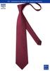 [Enlision] Men's Business Necktie - Wine Red, Geometric Pattern, Stylish Silk Necktie Set with Pocket Square, Suitable for Commuting, Meetings,