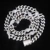 Zircon Cuban Chain: Versatile Cross-Border Hip-Hop Jewelry, European & American Fashion for Couples