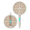 Foldable Electric Mosquito Killer 2 in 1 USB Rechargeable Mosquito Racket Insect Killer Safety Portable Fly Swatter Trap