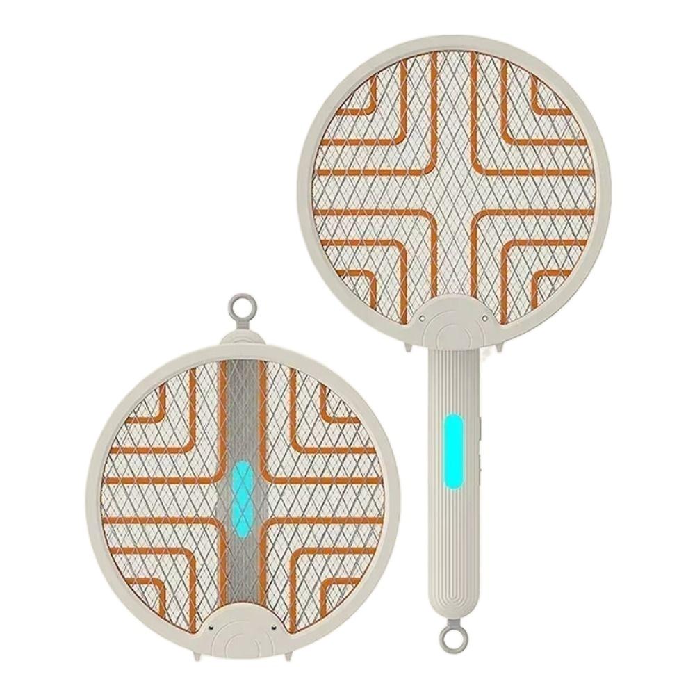 

USB Перезаряжаемая Ракетка от комаров Уничтожитель насекомых 2 в 1 Мухобойка Ловушка Электрическая сетка