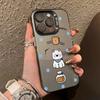 Bread dog for Apple 15 mobile phone case iPhone16Promax color silver 14 anti-drop 12Pro men and women 13