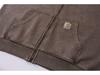 Carhartt Kapuzenjacke, gewaschen, lässig, Sport, mit Reißverschluss