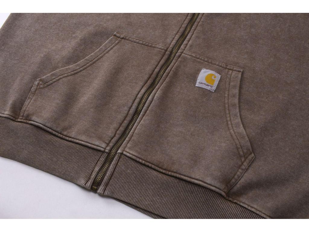 Carhartt Kapuzenjacke, gewaschen, lässig, Sport, mit Reißverschluss