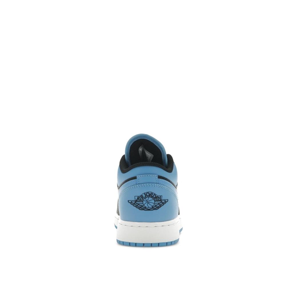 Air Jordan 1 Low GS University Blue Kids Sneakers Black White 553560-041